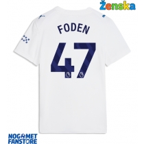 Manchester City Phil Foden #47 Rezervni Dres za Ženska 2026-27 Kratak Rukav